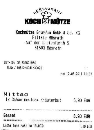 dvke Hffner Kochmtze Restaurant